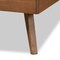 Baxton Studio Jiro Mid-Century Modern Walnut Brown Finished Wood Twin Size Platform Bed 186-11160-11159-Zoro - alternate 4